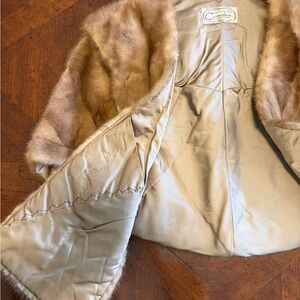 Vintage Mink Capelet.  20Th Century.  Palomino Color.